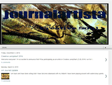 Tablet Screenshot of journalartista.com